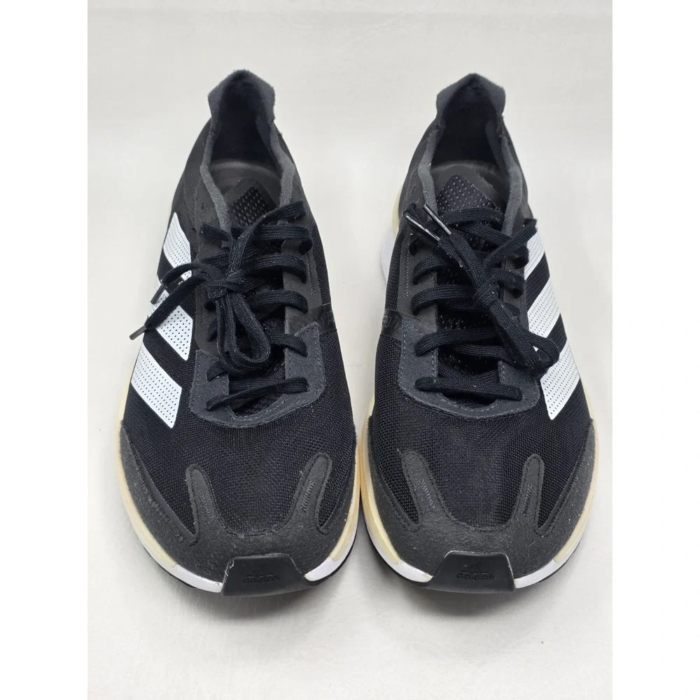 Adidas Adizero Boston 11 GX6651 Marathon Running Shoe Black White Mens Size 11.5